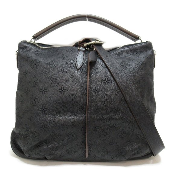Selene PM Mahina Leather Black Shoulder Bag - Picture 1 of 9